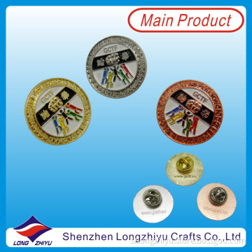 Custom Made Metal Gold Lapel Pin, Sports Lapel Pins (LZY-10000195)